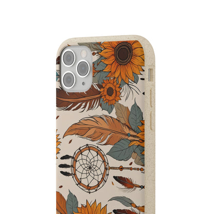 Floral Art Biodegradable Case