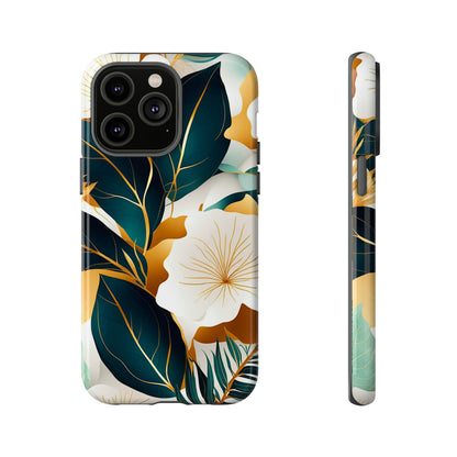 White Flowers Art Tough Case