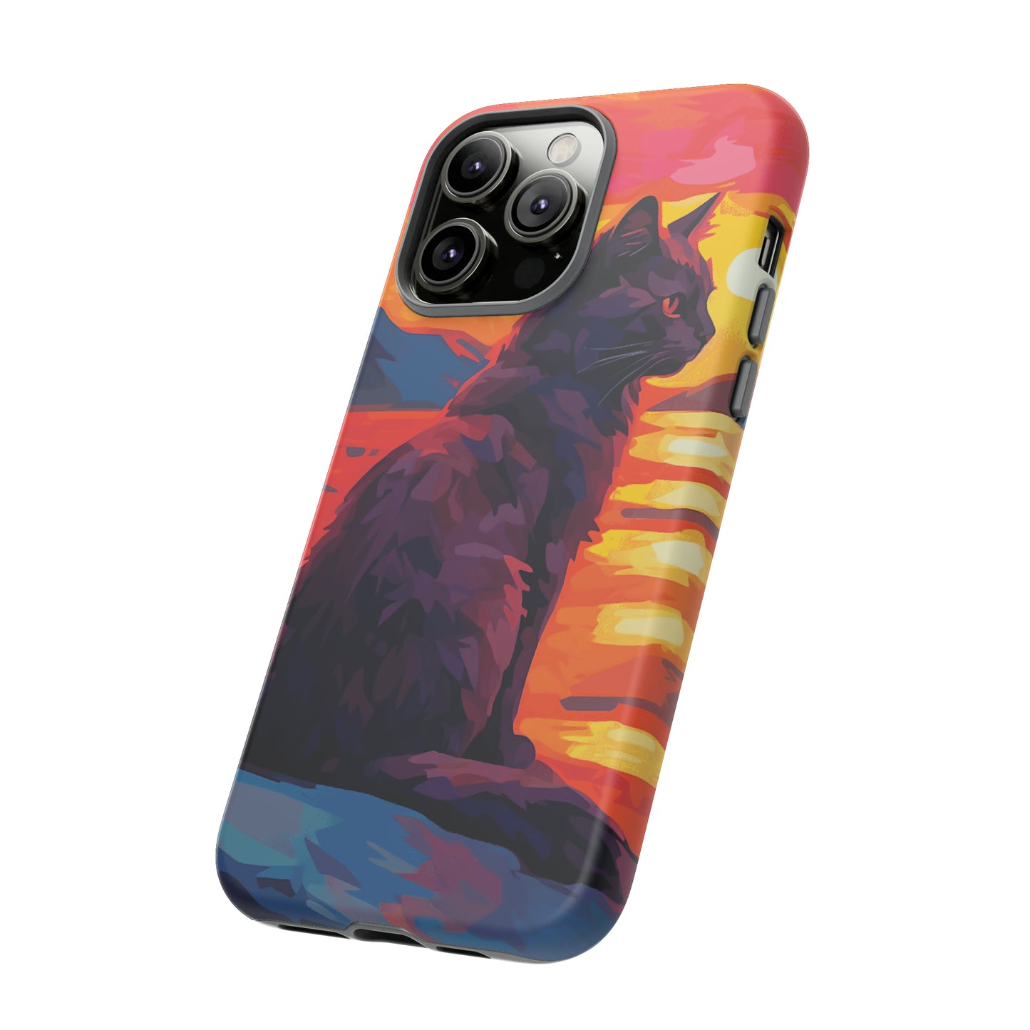 Sunset Cat Tough Case