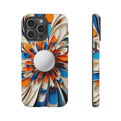 White Flower Tough Case