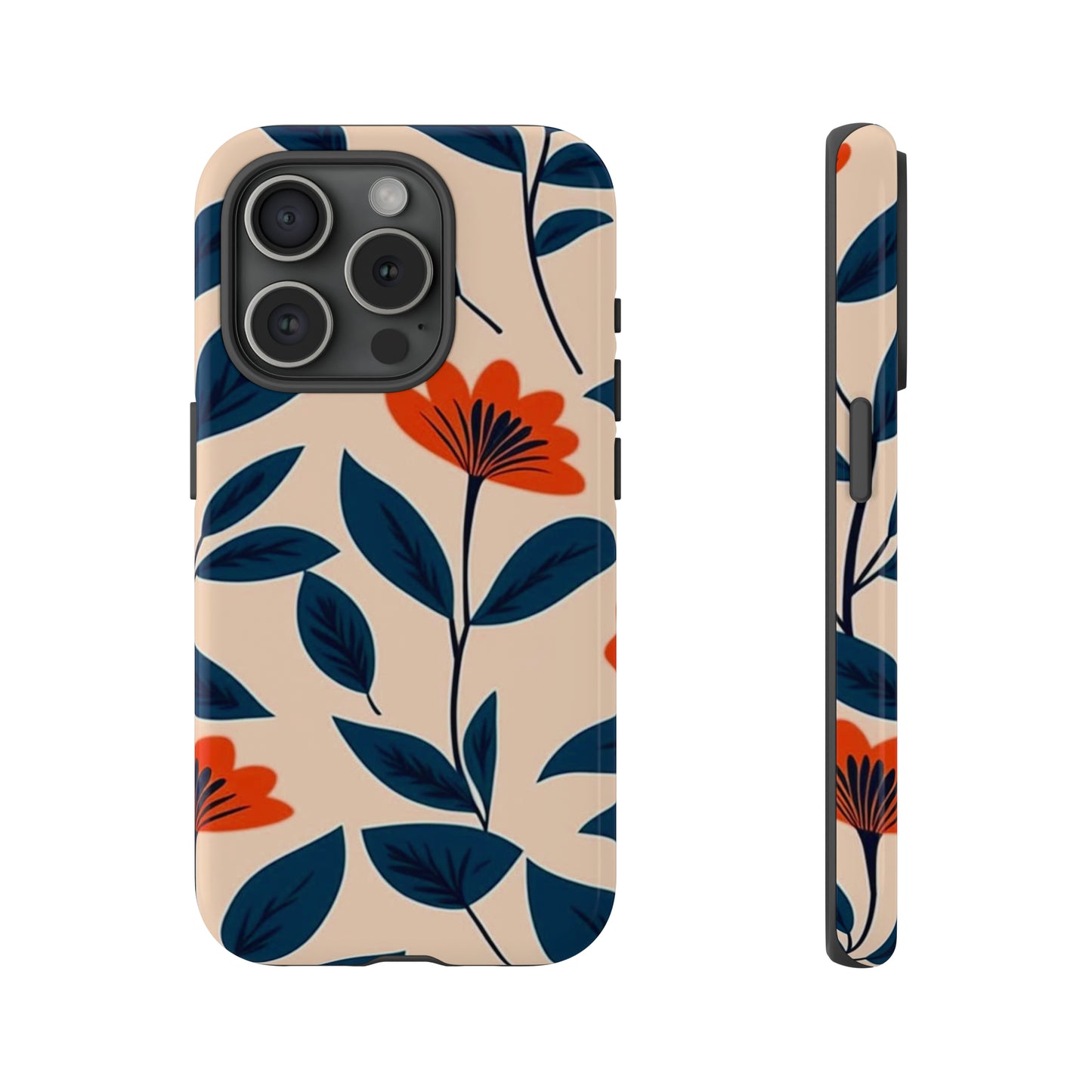 Floral Pattern Tough Case