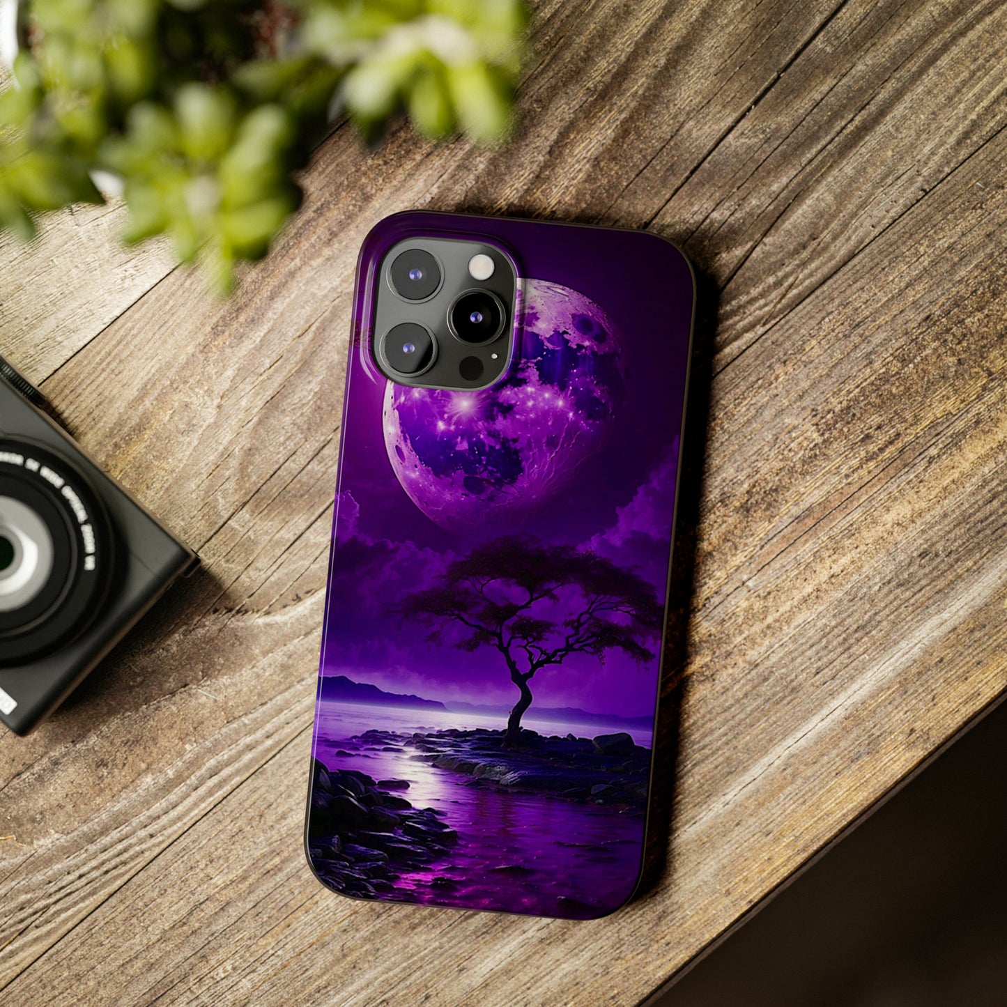 Violet Moon Slim Phone Case - Colorwink