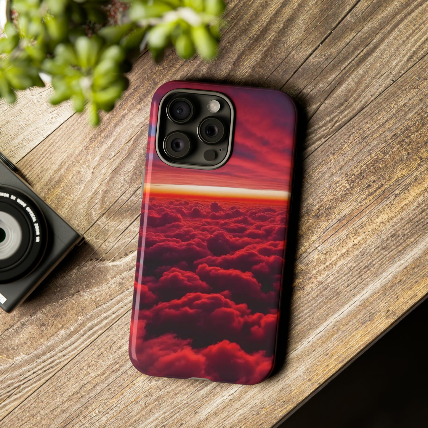 Red Clouds Tough Case