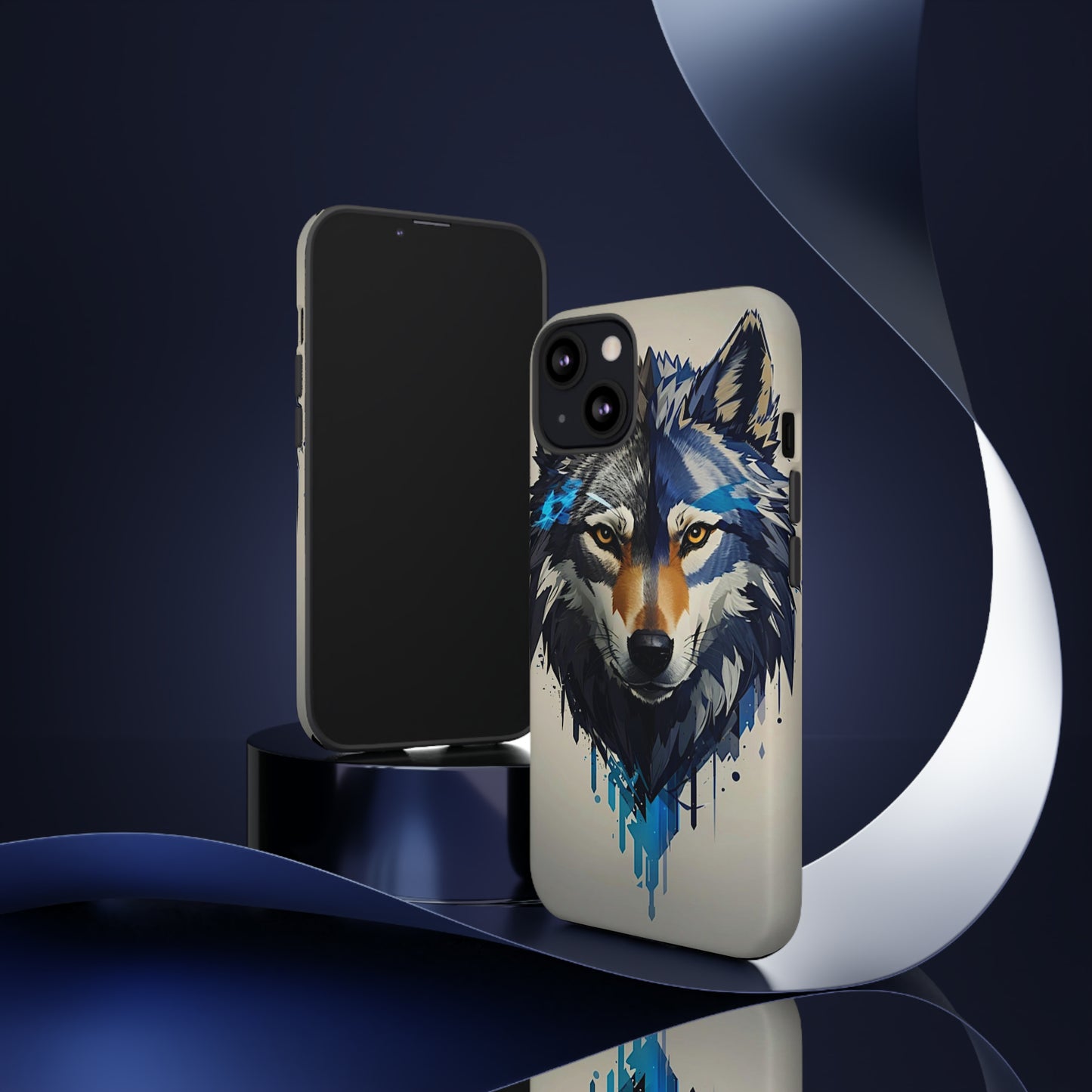 Blue wolf Tough Case