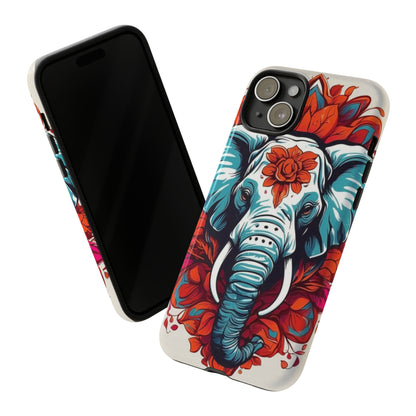 Floral Elephant Tough Case