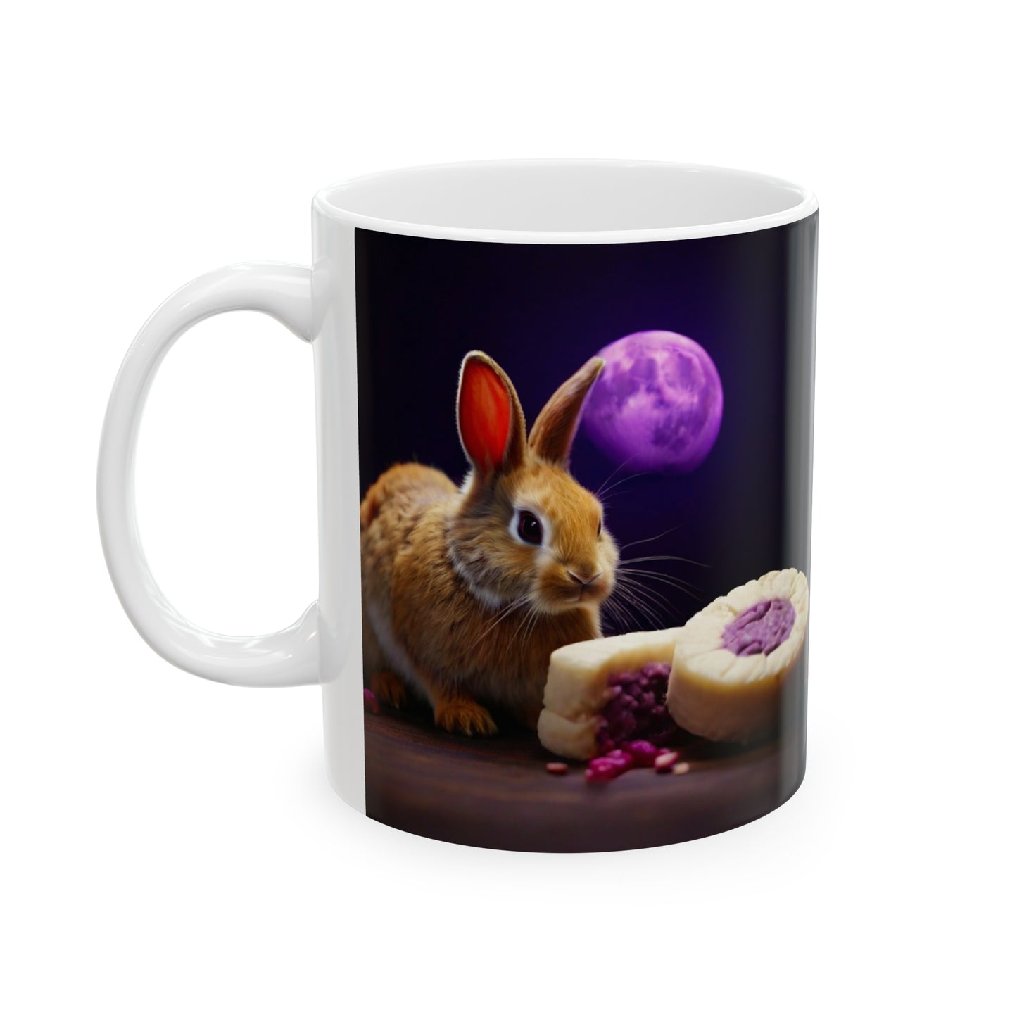 Rabbit Blue Moon Coffee Mug