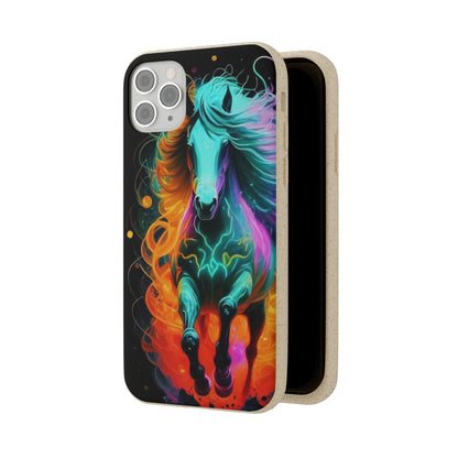 Psychedelic Horse Biodegradable Case