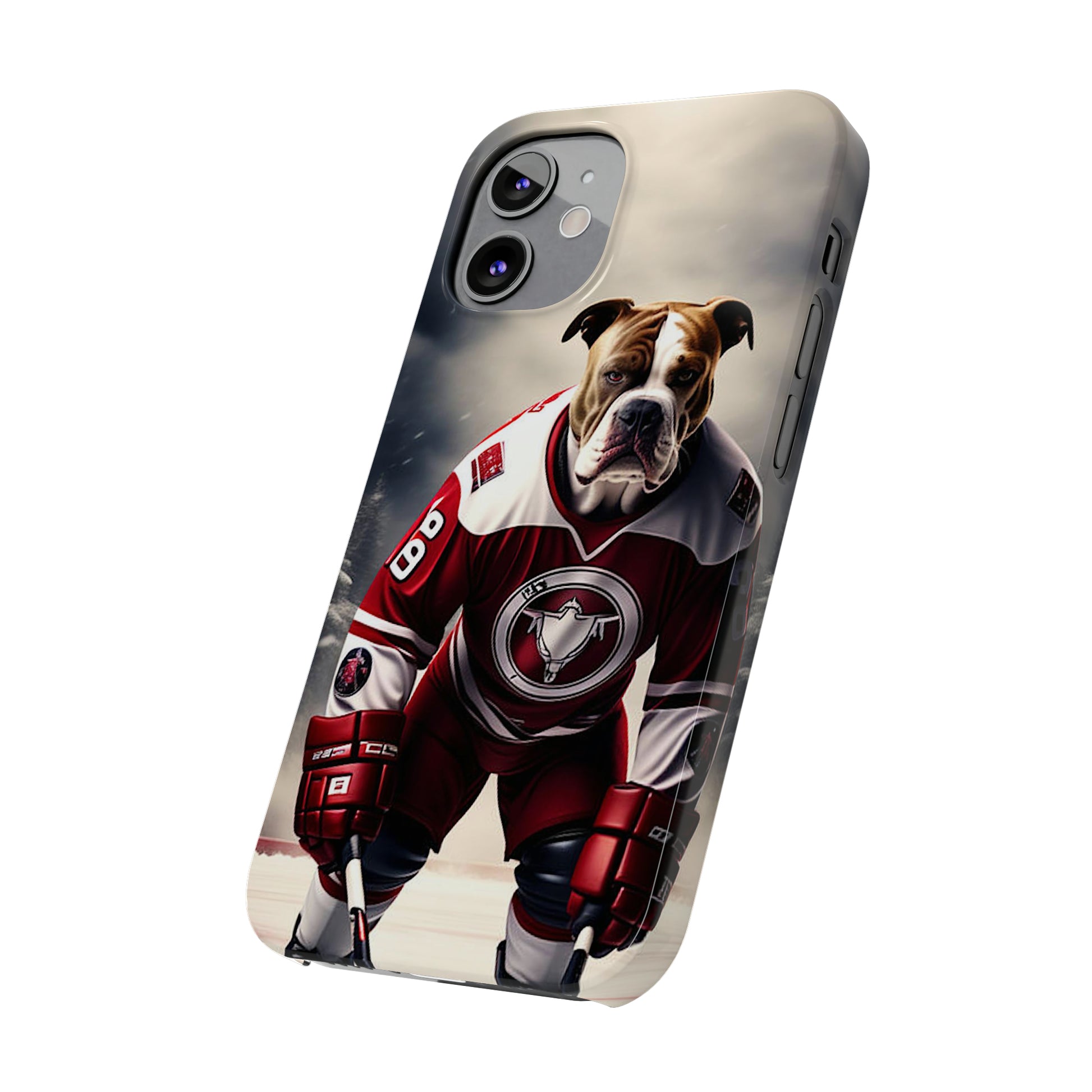 Ice Hockey Player Slim Phone Case - Colorwink