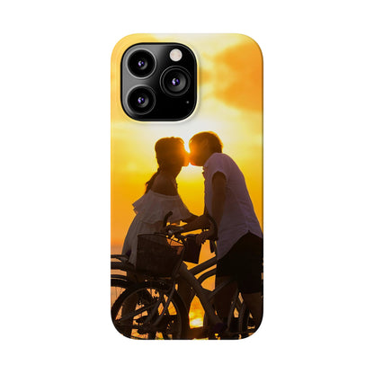 Sunset Kiss Slim Phone Case