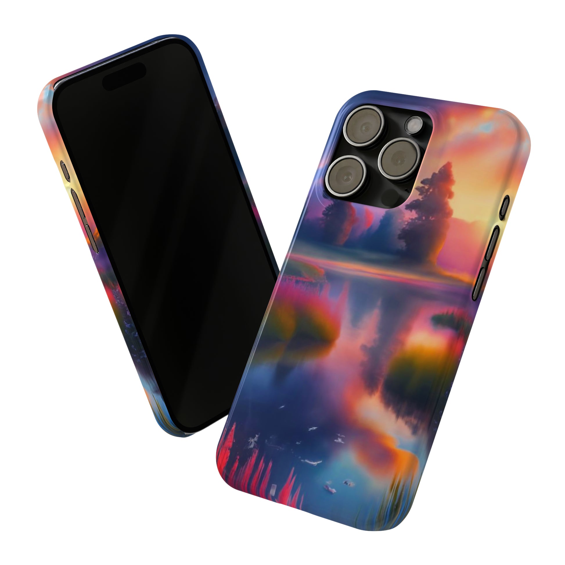 Blurry Morning Slim Phone Case - Colorwink