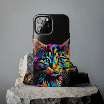 Psychedelic Cat Tough Case