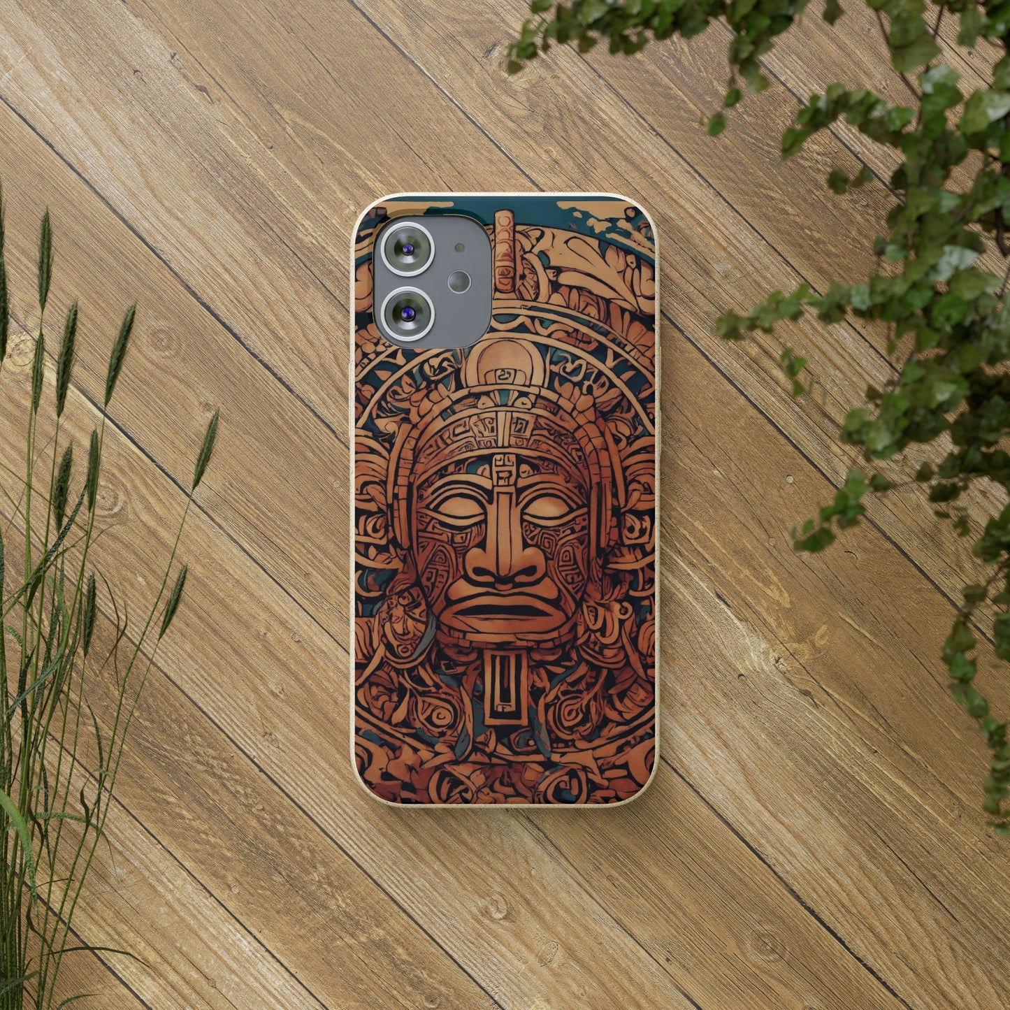 Marquesan Tattoo Style Biodegradable Case