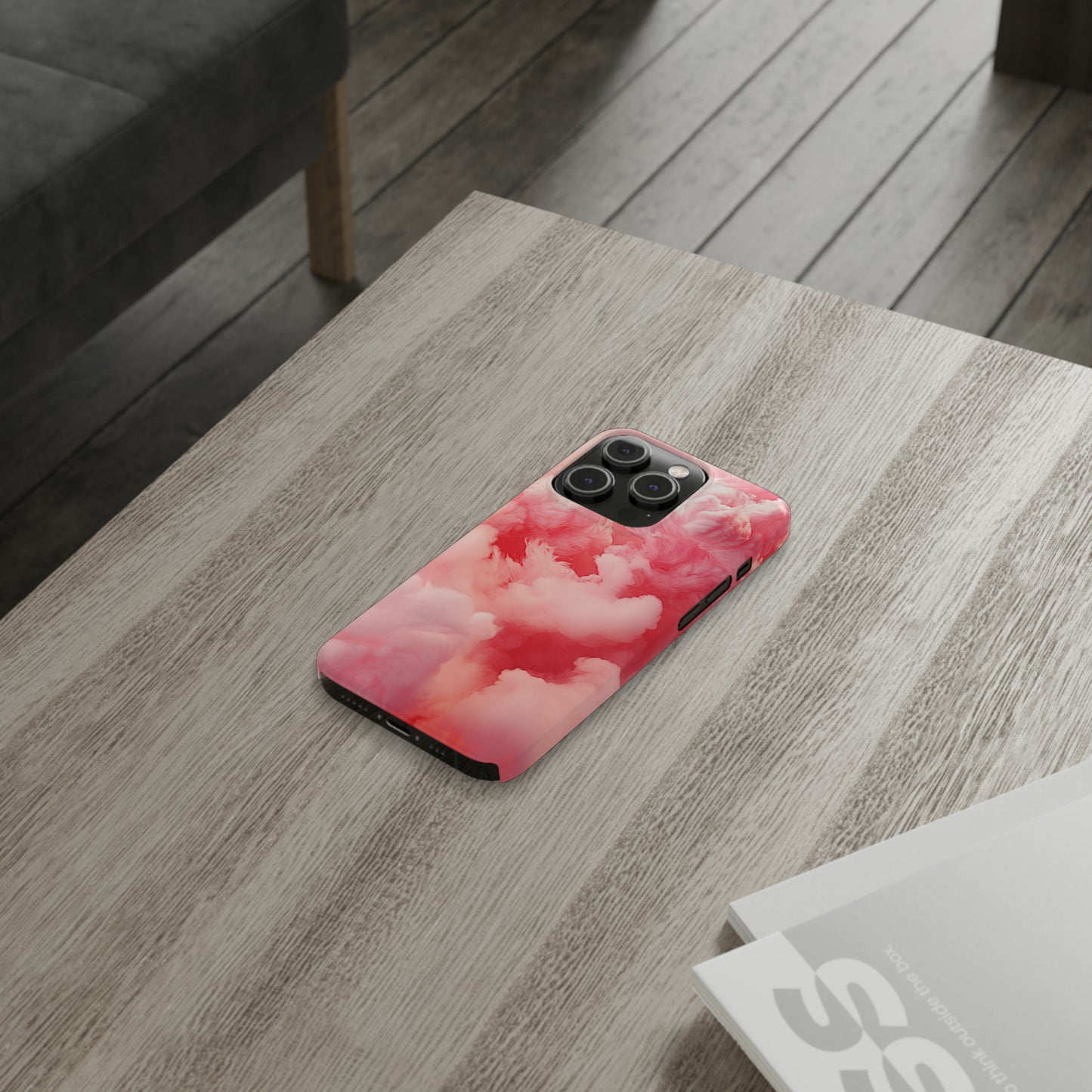 Pink Cloud Slim Phone Case - Colorwink