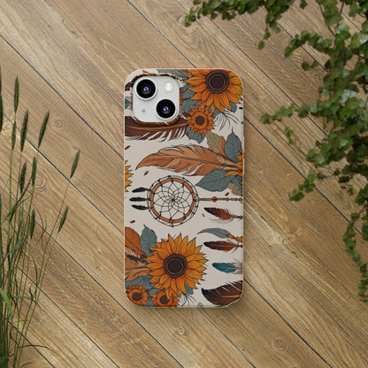 Floral Art Biodegradable Case