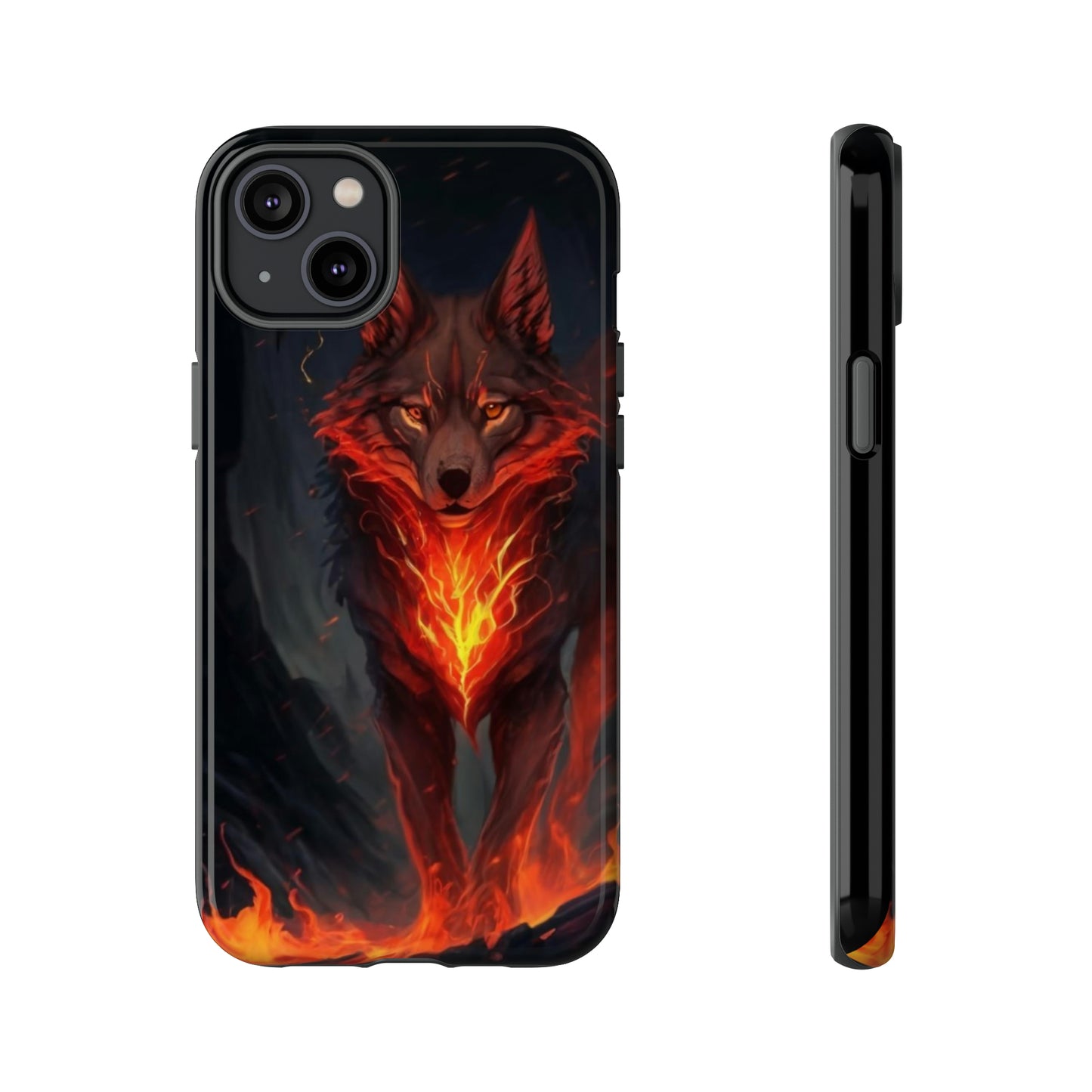 Red Glowing Fox  Tough Case