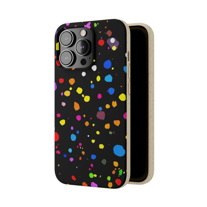 Colorful Dot Parade Biodegradable Case