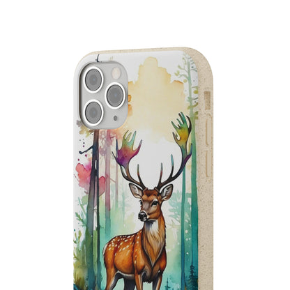 Forest Majesty Deer Biodegradable Case