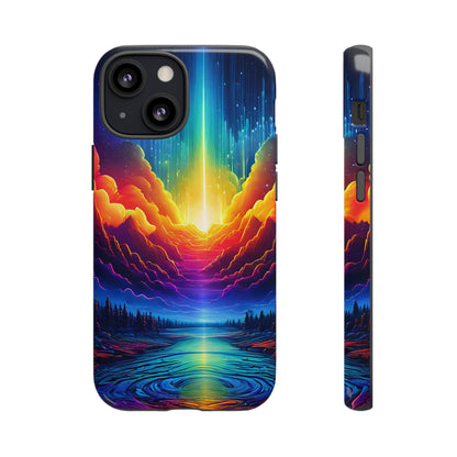 Rainbow Clouds Tough Case