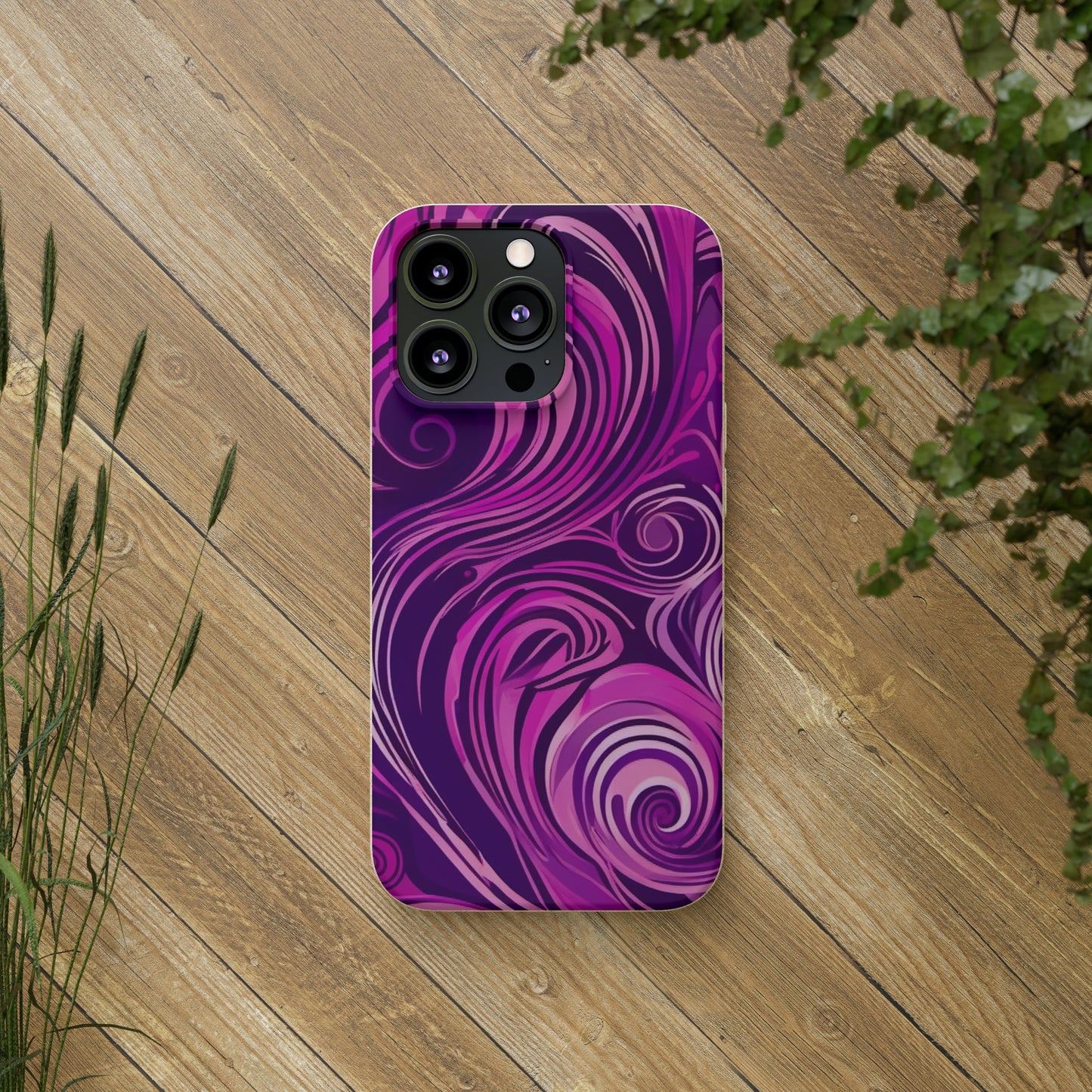 Abstract Illusions Biodegradable Case