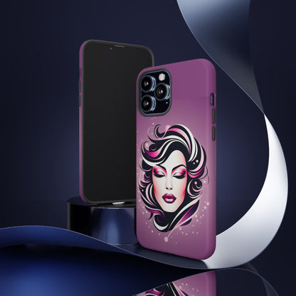 Magenta Lady Tough Case