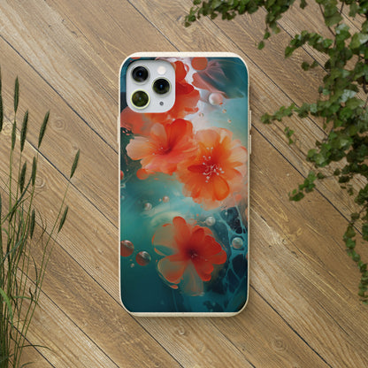 Flower painting Biodegradable Case