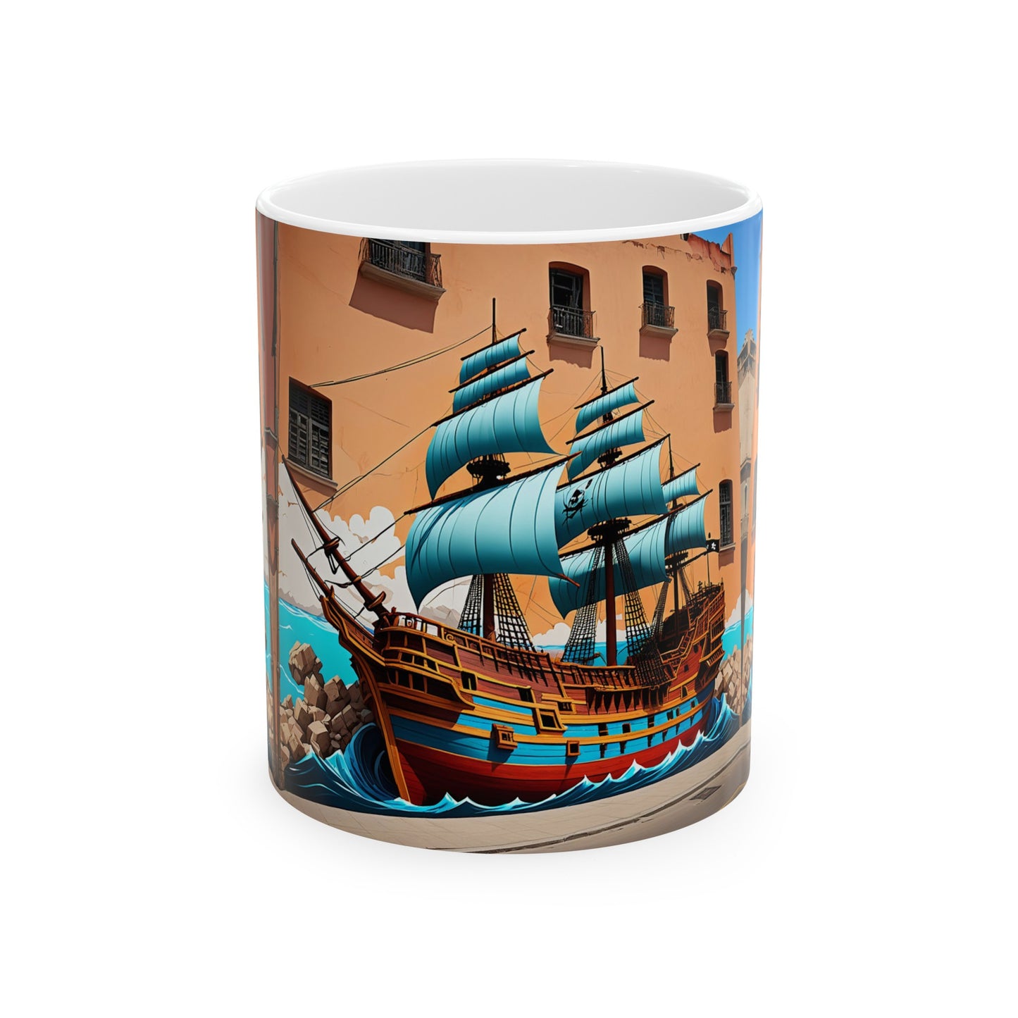 Ship Wall Art Coffee Mug