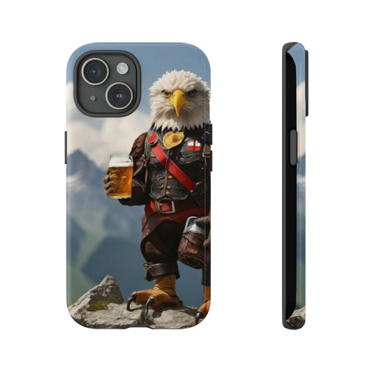 Eagle holding by a beer Tough Case