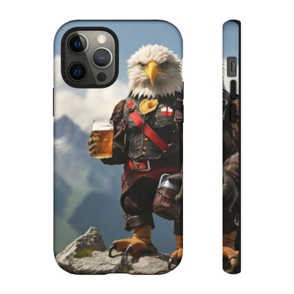 Eagle holding by a beer Tough Case