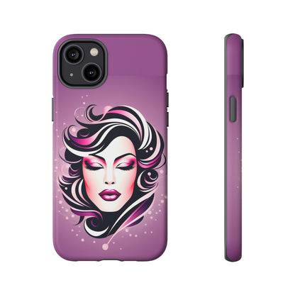 Magenta Lady Tough Case