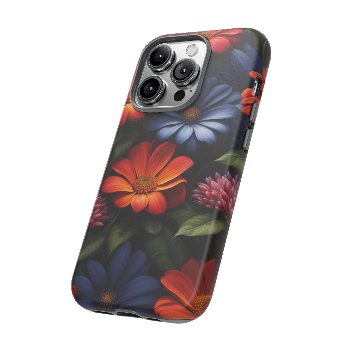 Flame Flowers Tough Case