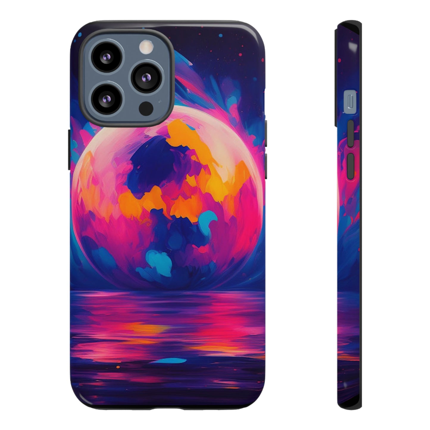 Hexagonal Moon Tough Case