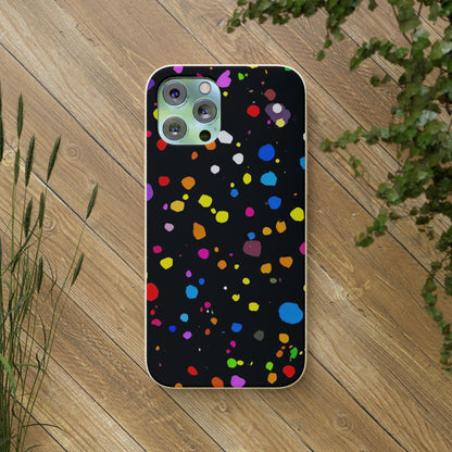 Colorful Dot Parade Biodegradable Case