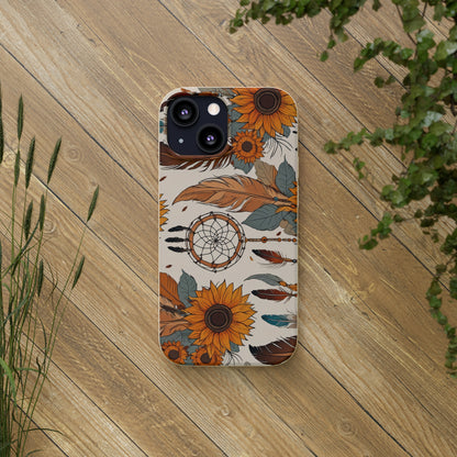 Floral Art Biodegradable Case