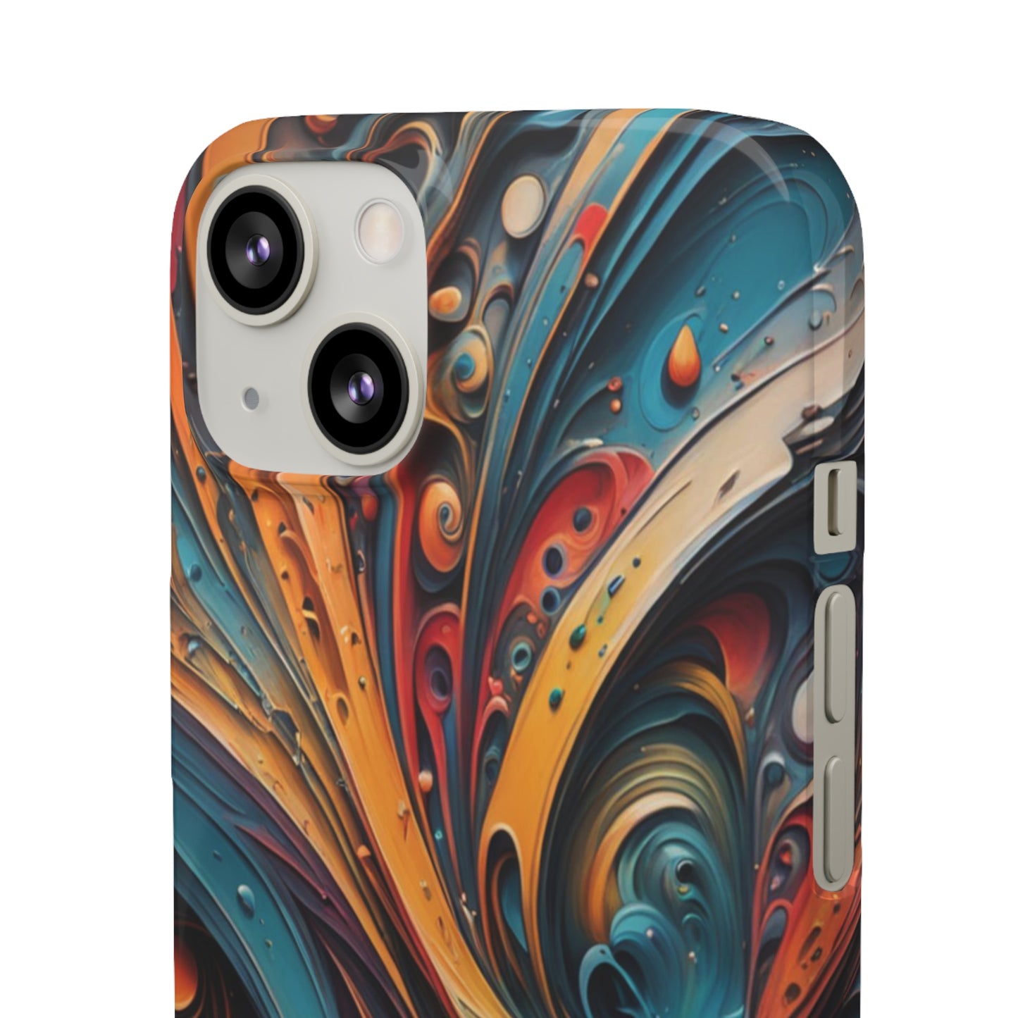 Abstract Colorful Swirls Snap Case - Colorwink