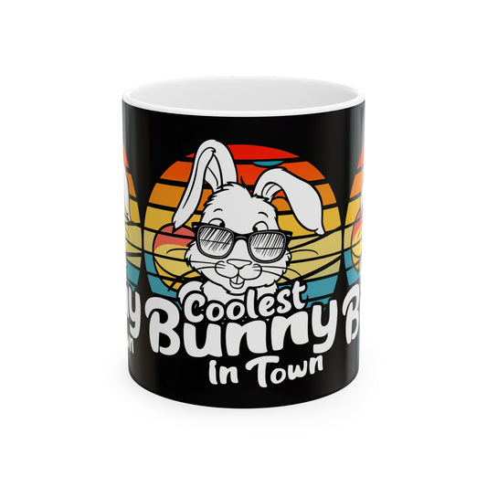 Cool Bunny Coffee Mug