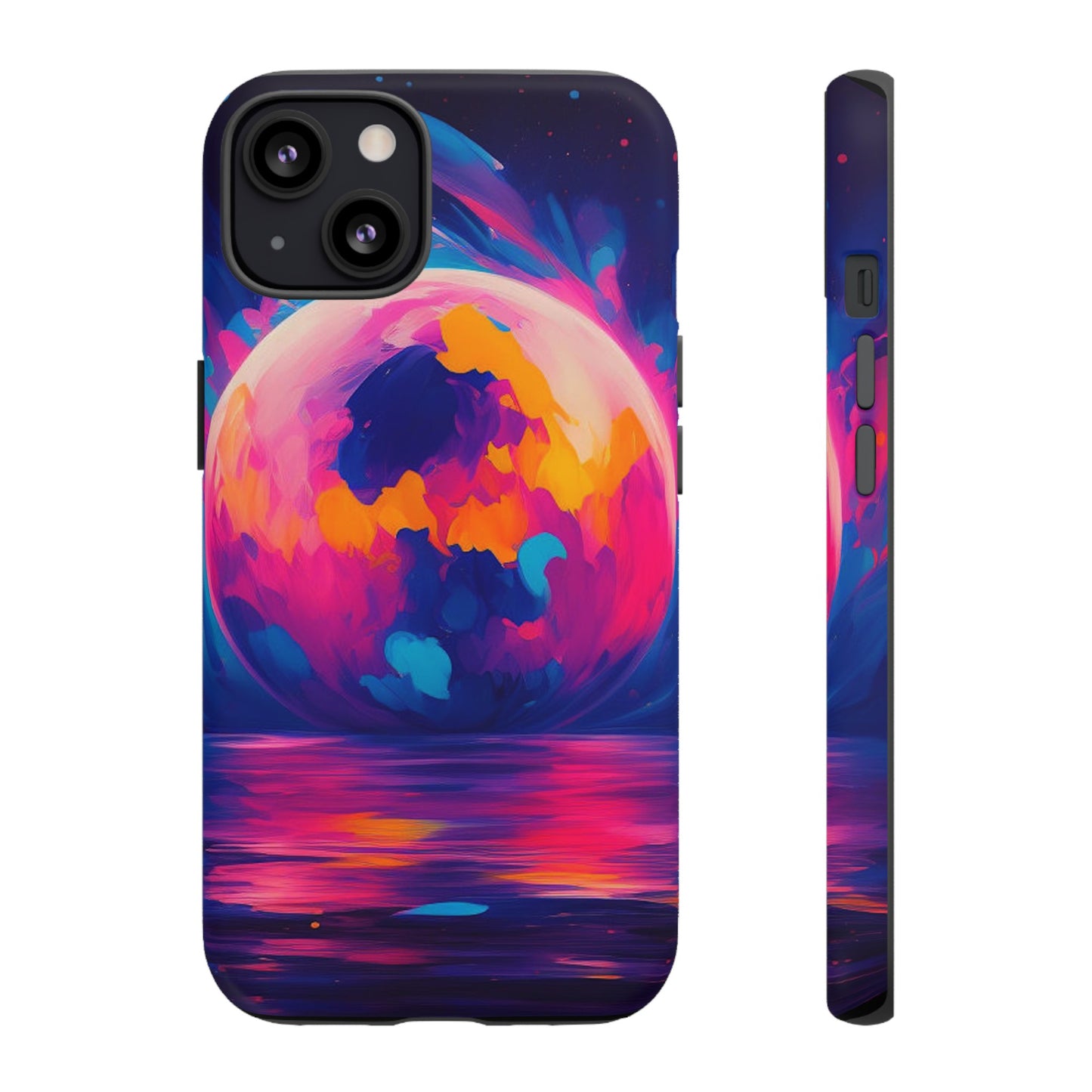 Hexagonal Moon Tough Case