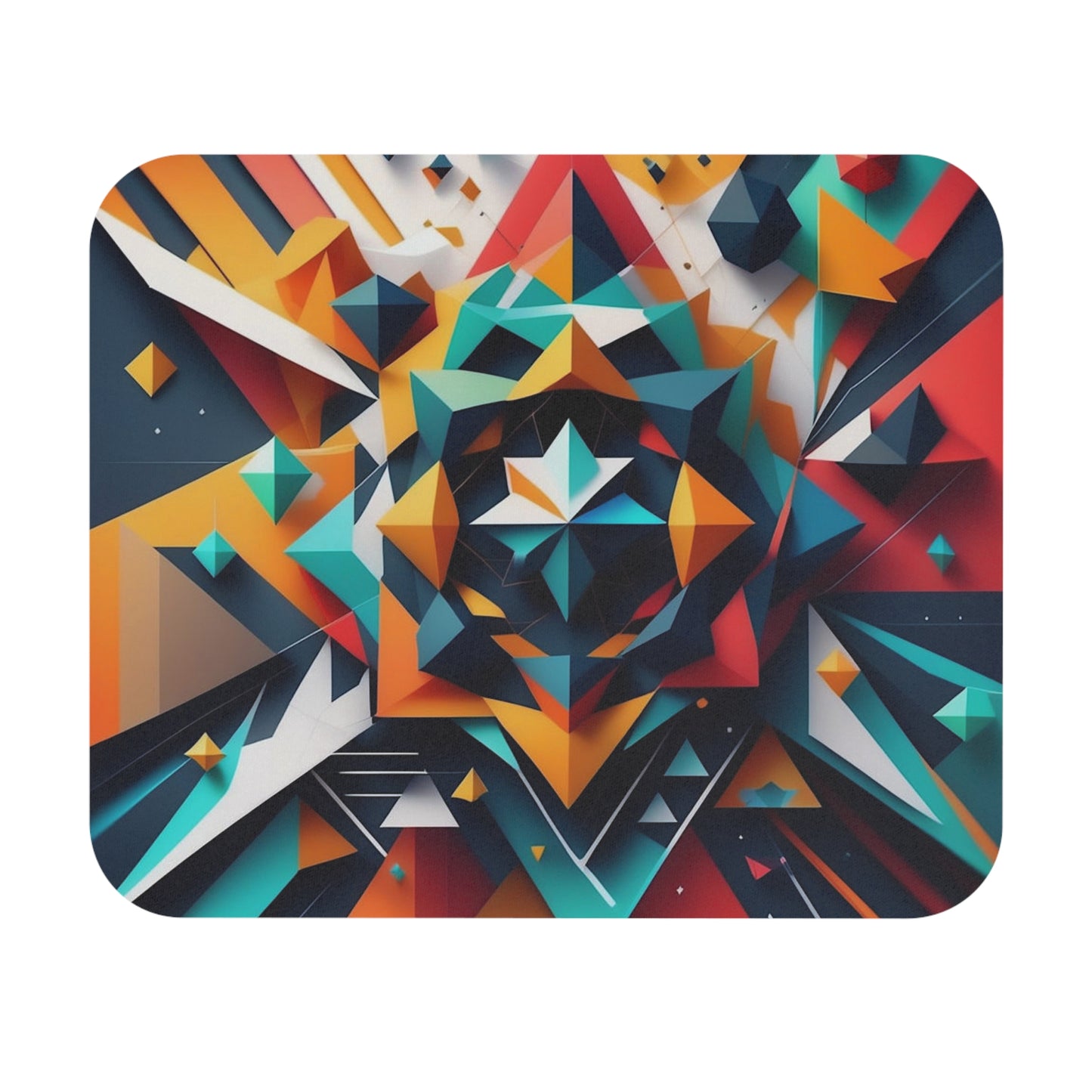 Tesseract Pattern Mouse Pad