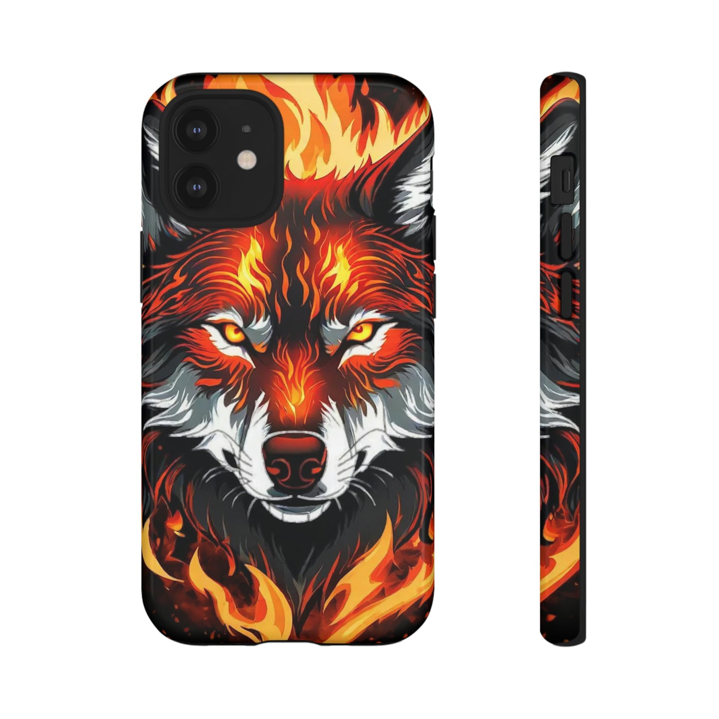 Fiery Wolf Tough Case