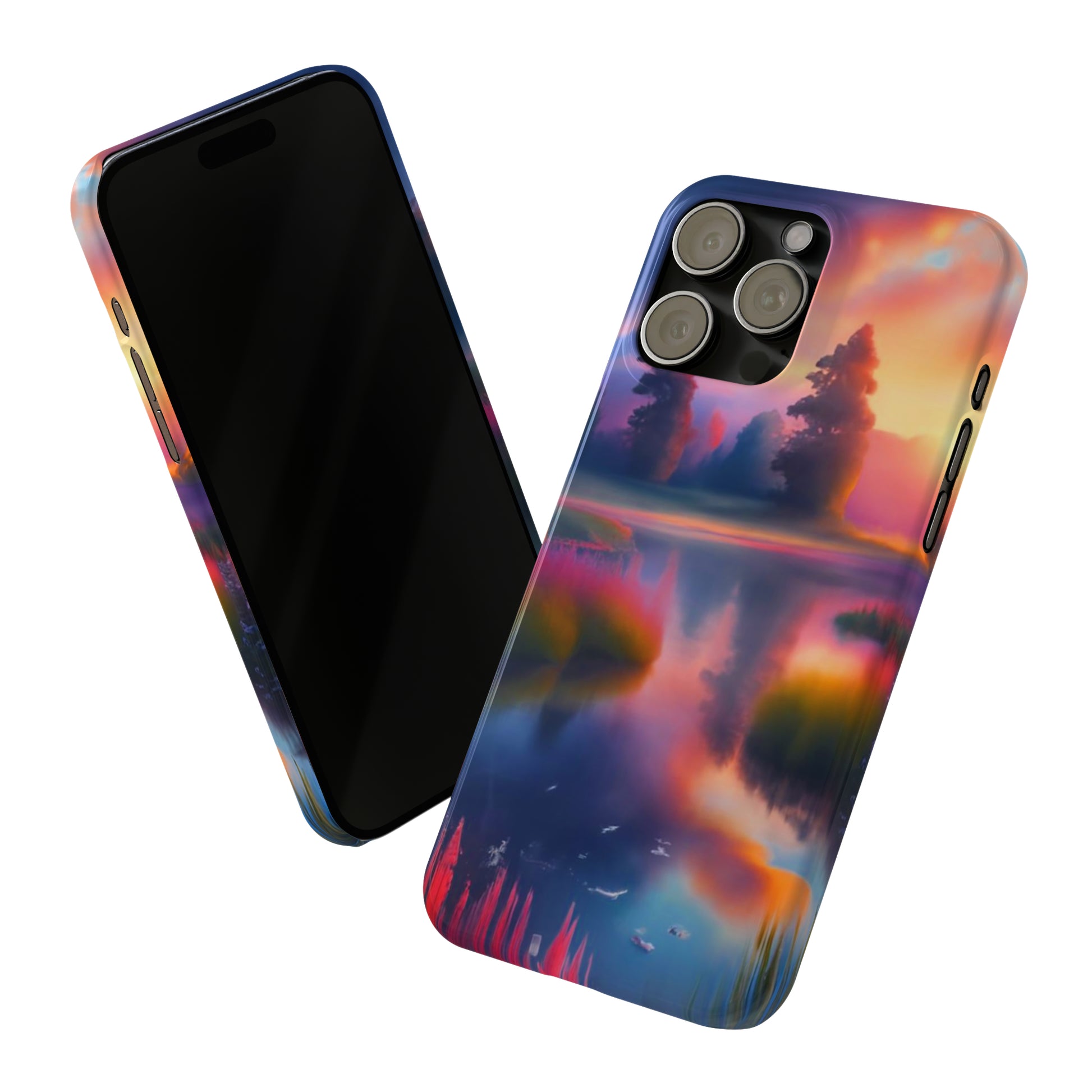 Blurry Morning Slim Phone Case - Colorwink