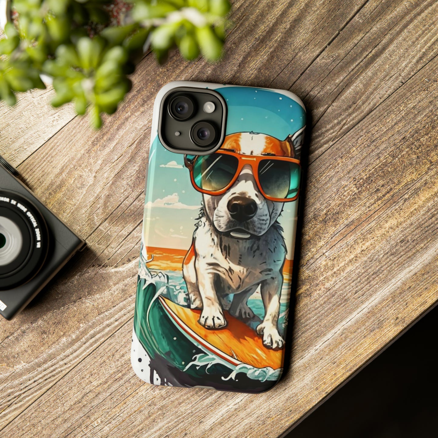 Dog Surfer Tough Case