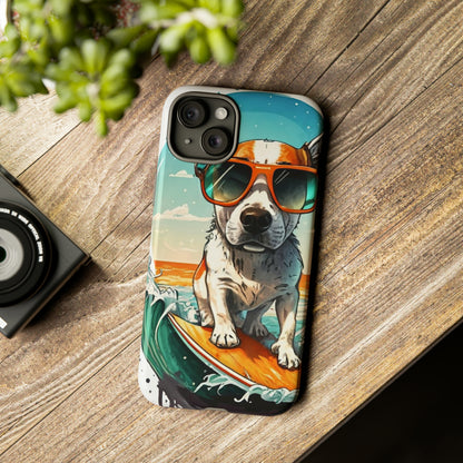 Dog Surfer Tough Case