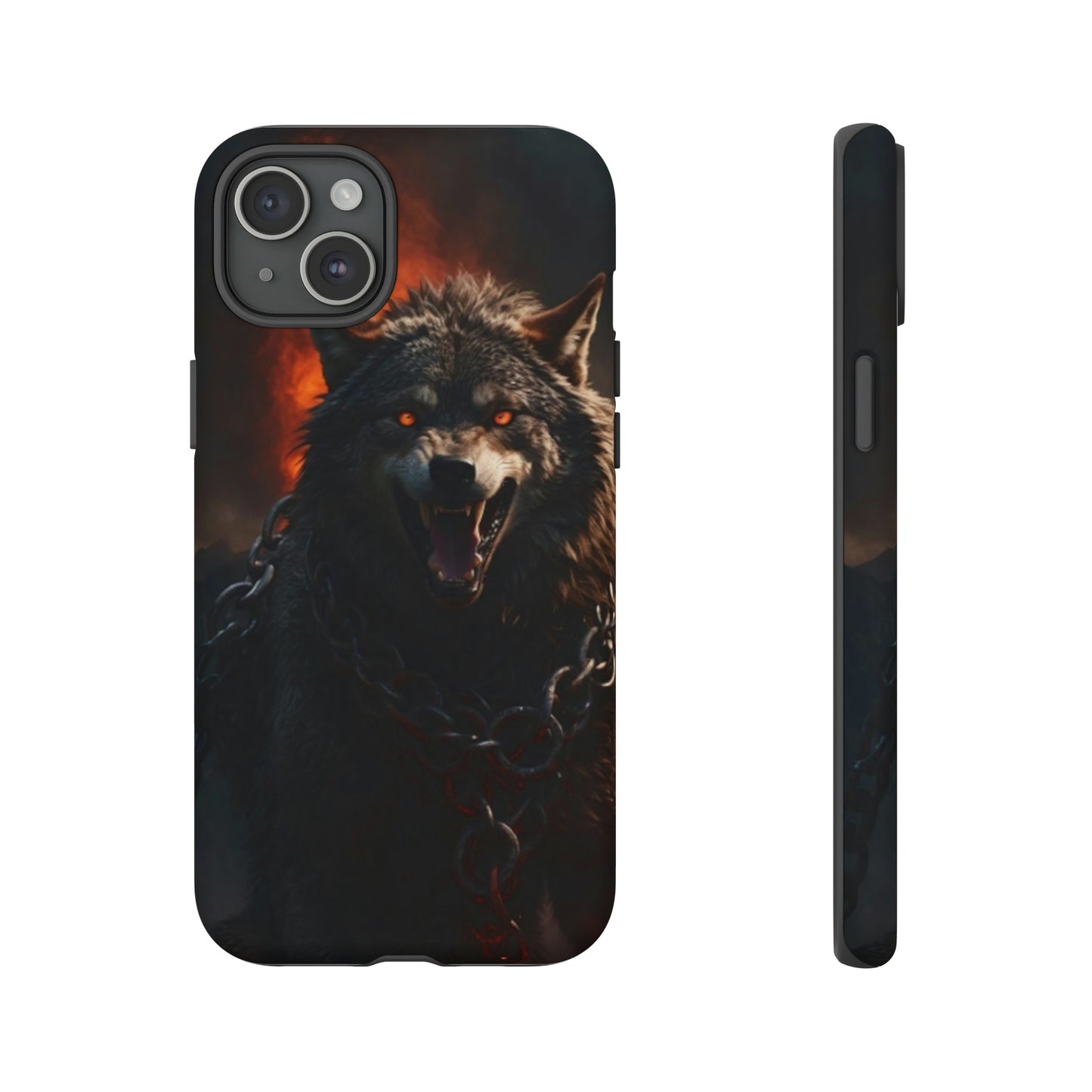 Wolf chained Tough Case