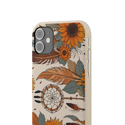 Floral Art Biodegradable Case