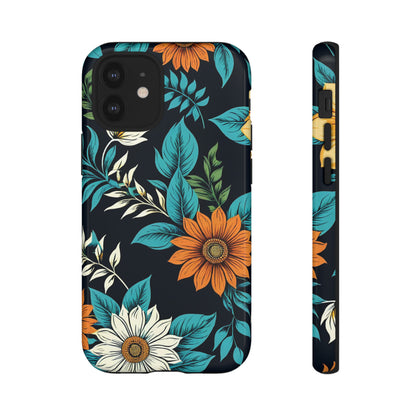 Flower Designs Pattern Tough Case