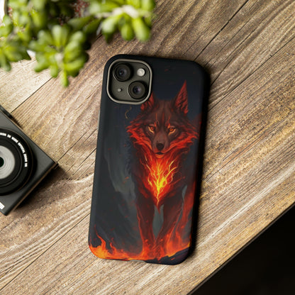 Red Glowing Fox  Tough Case