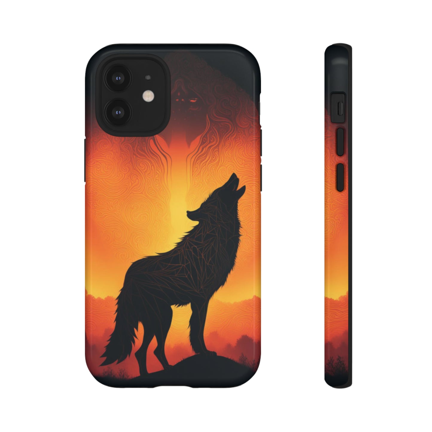 Wolf silhouette Tough Case