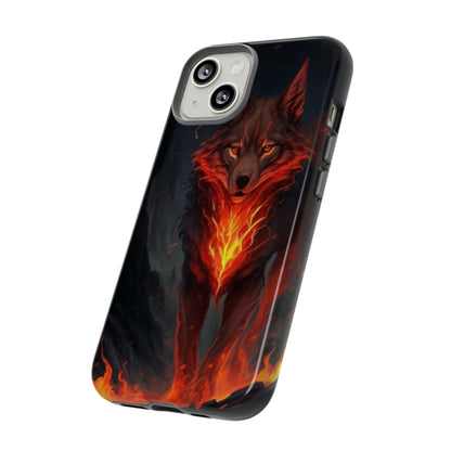 Red Glowing Fox  Tough Case