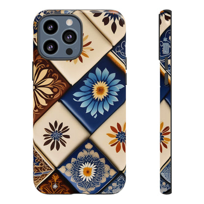 Floral Tiles Tough Case