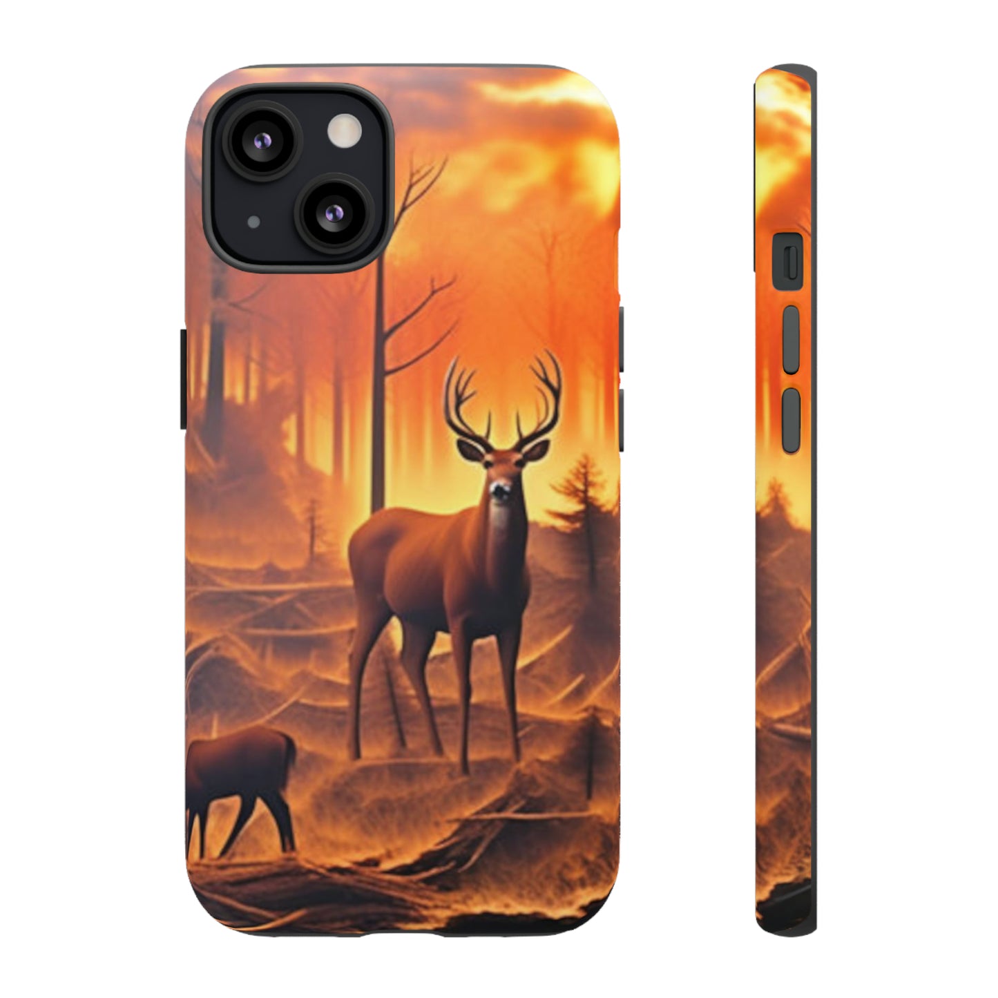 Deer Painting Tough Case