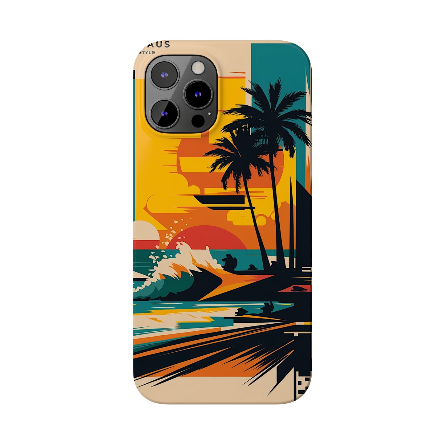 Beach Mural Slim Phone Case - Colorwink